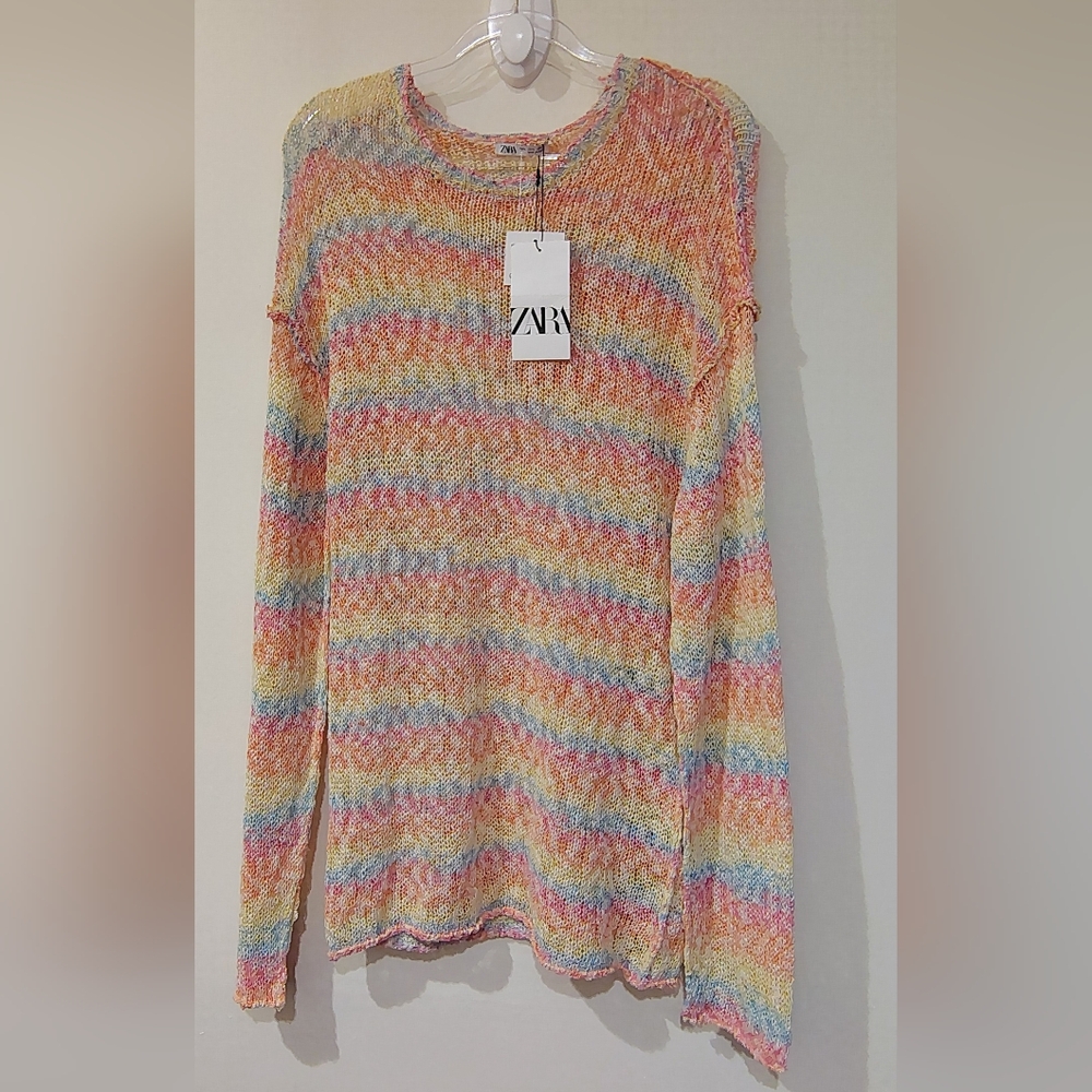 NWT  ZARA  LONG SLEEVE TOP